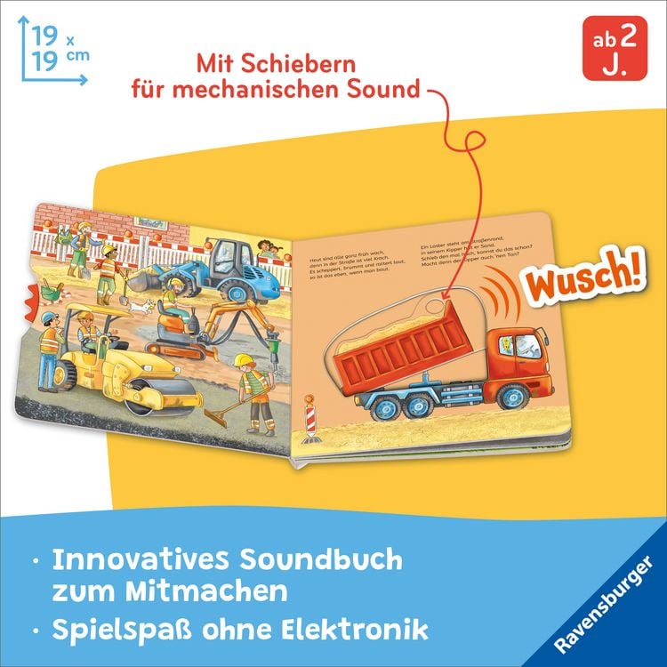 Produktbild: Spielen, h&ouml;ren, staunen - Baustelle