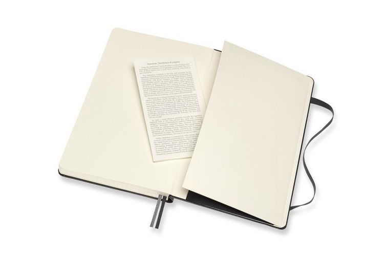 Produktbild: Moleskine Notizbuch Large/A5, Kariert, Erweiterte Seitenanzahl, Schwarz