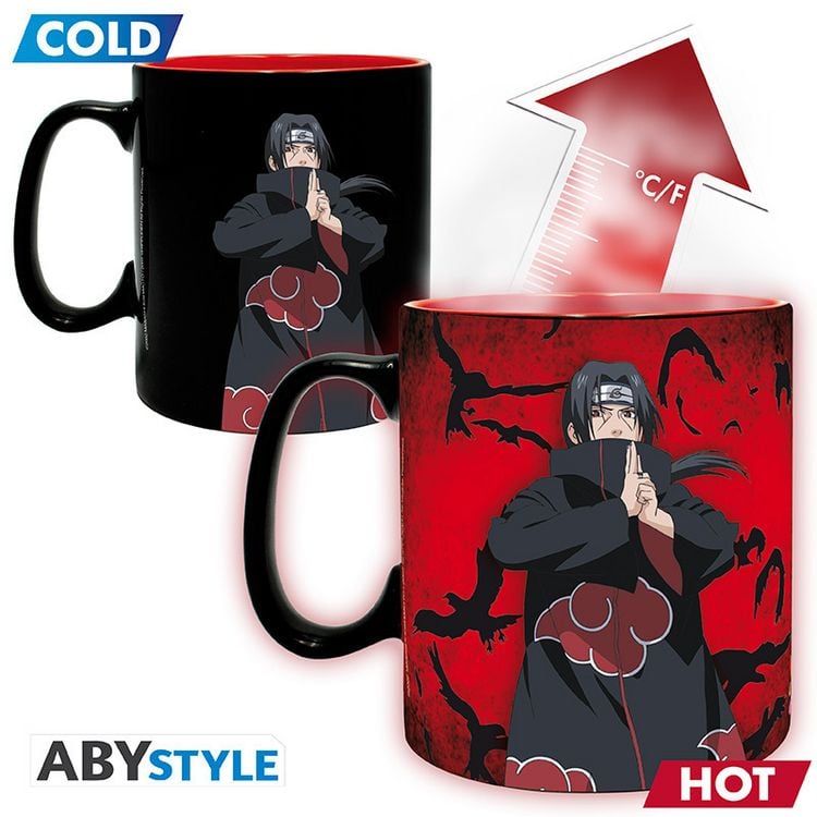 Produktbild: NARUTO SHIPPUDEN - Mug HeatChange -460ml- Kakashi/Itachi -cardboard