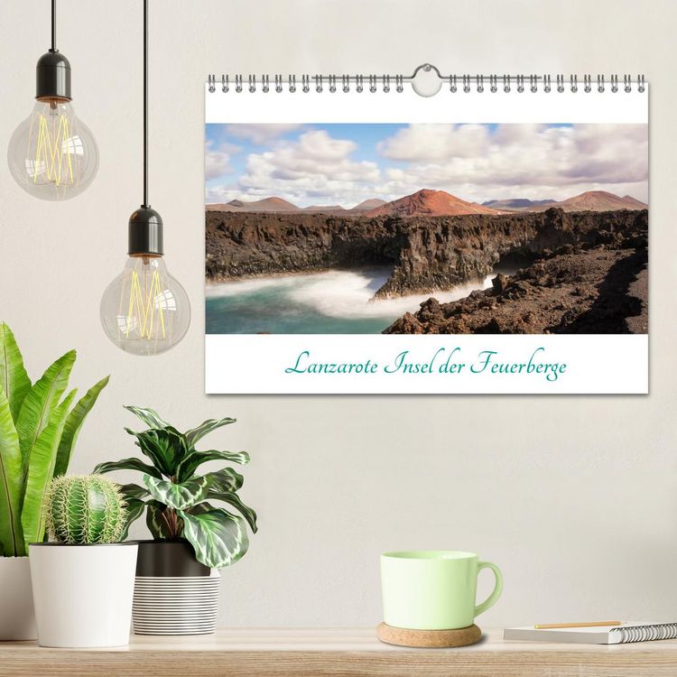 Produktbild: Lanzarote - Insel der Feuerberge (Wandkalender 2026 DIN A4 quer), CALVENDO Monatskalender
