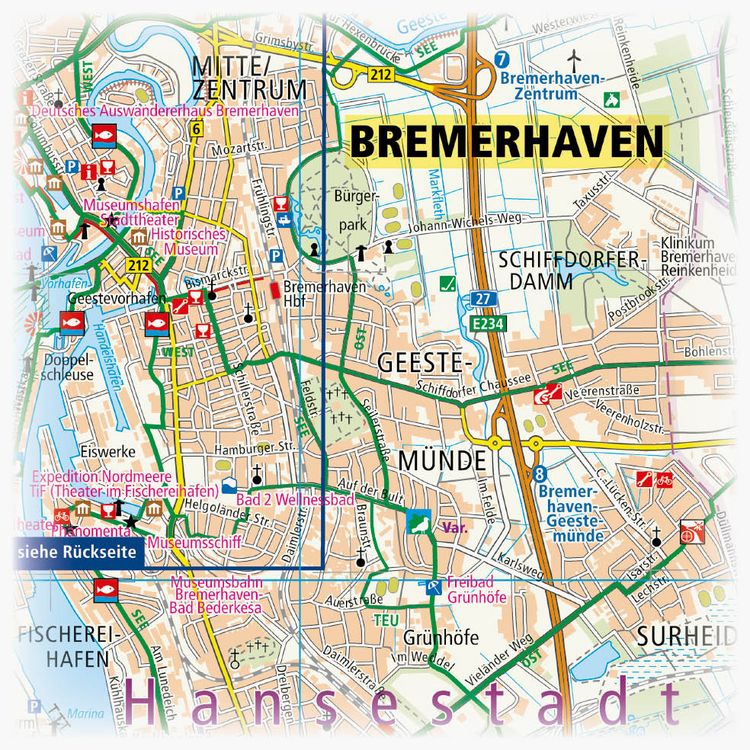 Produktbild: Bremerhaven - Nordenham - Butjadinger Land 1:50 000