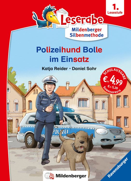 Produktbild: Leserabe mit Mildenberger Silbenmethode - Polizeihund Bolle im Einsatz