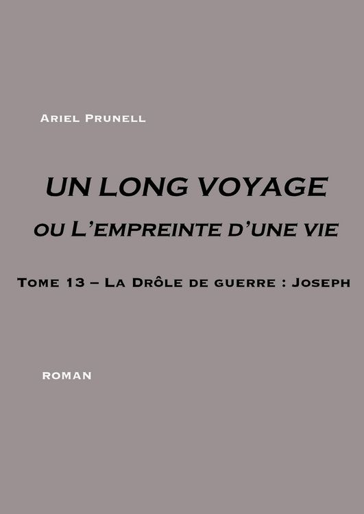Produktbild: UN LONG VOYAGE ou L'empreinte d'une vie - Tome 13