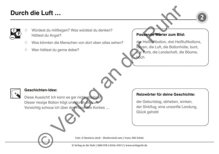 Produktbild: 80 Bild-Impulse als Erz&auml;hl- und Schreibanl&auml;sse - Band 2