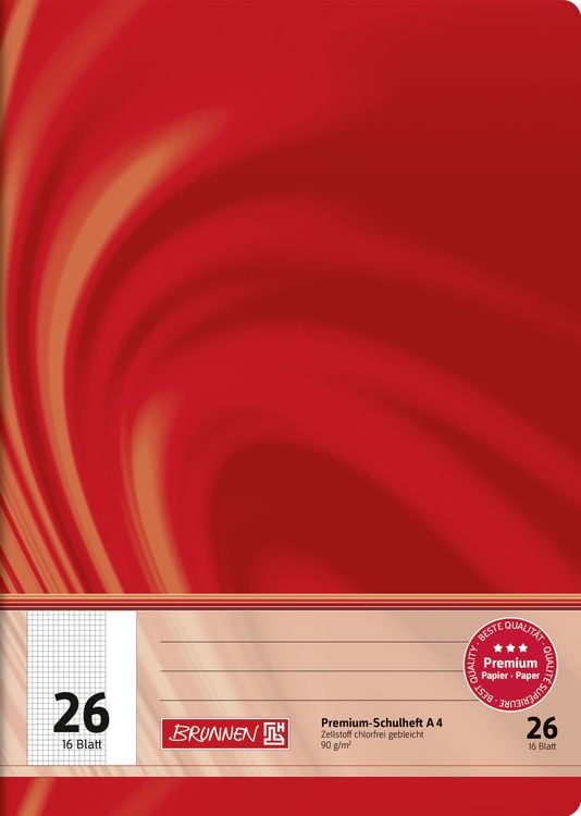 Produktbild: Brunnen SchulheftA4 Vivendi Lin 26 16Bl