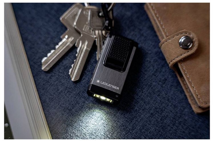 Produktbild: Ledlenser K4R LED Schl&uuml;sselleuchte mit USB-Schnittstelle akkubetrieben 120lm 20g