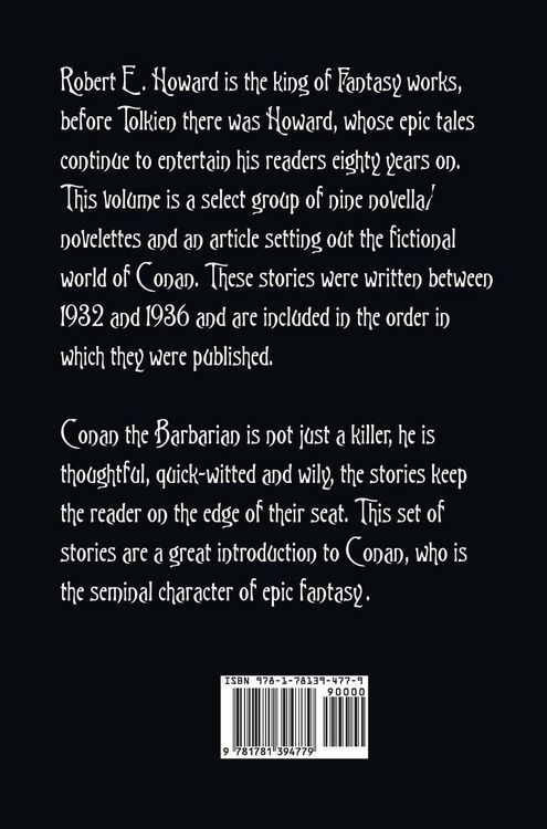 Produktbild: Conan the Barbarian, selected short stories including Gods of the North, Iron Shadows in the Moon, Queen of the Black Coast, The Devil in Iron, The People of the Black Circle, A Witch Shall be Born, Jewels of Gwahlur, Beyond the Black River, Shadows in Za