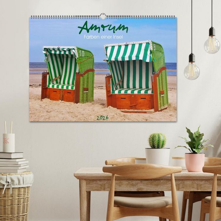 Produktbild: Amrum - Farben einer Insel (Wandkalender 2026 DIN A2 quer), CALVENDO Monatskalender