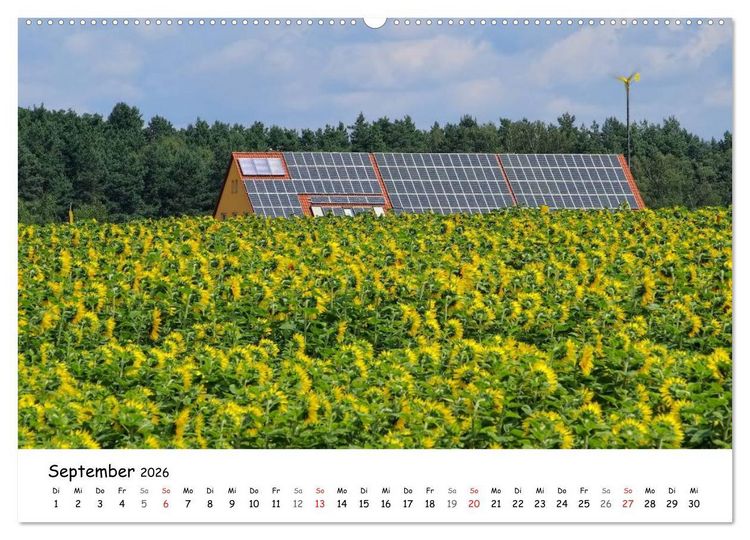 Produktbild: Erneuerbare Energien (hochwertiger Premium Wandkalender 2026 DIN A2 quer), Kunstdruck in Hochglanz