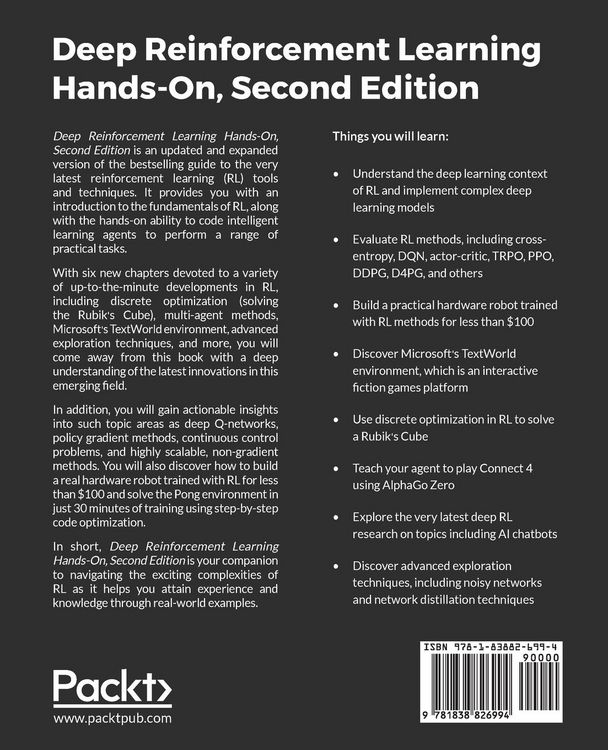 Produktbild: Deep Reinforcement Learning Hands-On - Second Edition