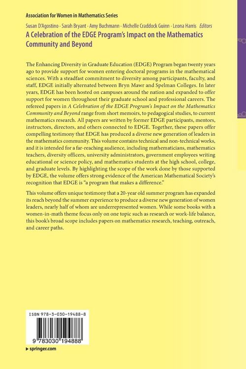 Produktbild: A Celebration of the EDGE Program&rsquo;s Impact on the Mathematics Community and Beyond
