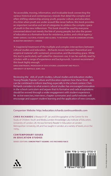 Produktbild: Young People, Popular Culture and Education