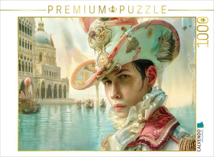 Produktbild: CALVENDO Puzzle Venezianische Impressionen | 1000 Teile Lege-Gr&ouml;&szlig;e 64x48cm Foto-Puzzle f&uuml;r gl&uuml;ckliche Stunden