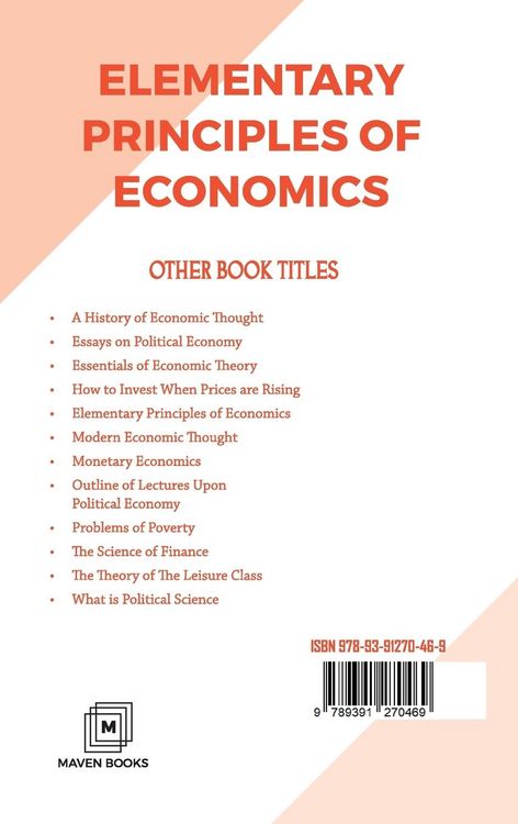 Produktbild: Elementary Principles Of Economics
