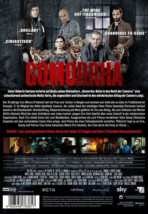 Produktbild: Gomorrha - Staffel 1 [5 DVDs]