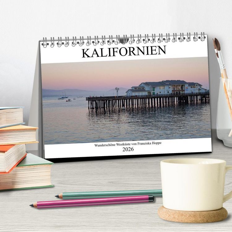 Produktbild: Kalifornien - wundersch&ouml;ne Westk&uuml;ste (Tischkalender 2026 DIN A5 quer), CALVENDO Monatskalender