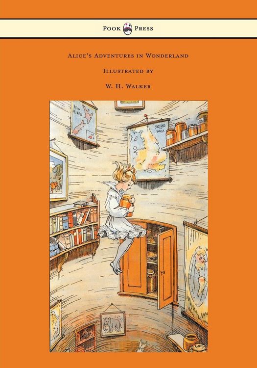 Produktbild: Alice's Adventures in Wonderland - With Eight Coloured and 42 Other Illustrations by W. H. Walker