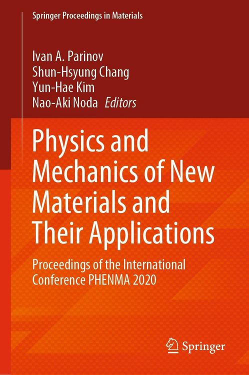 Produktbild: Physics and Mechanics of New Materials and Their Applications