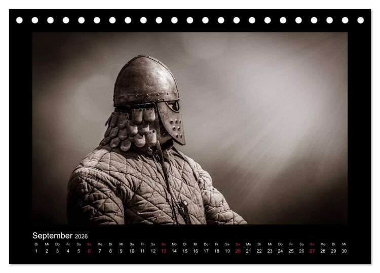 Produktbild: Wikinger und Krieger (Tischkalender 2026 DIN A5 quer), CALVENDO Monatskalender