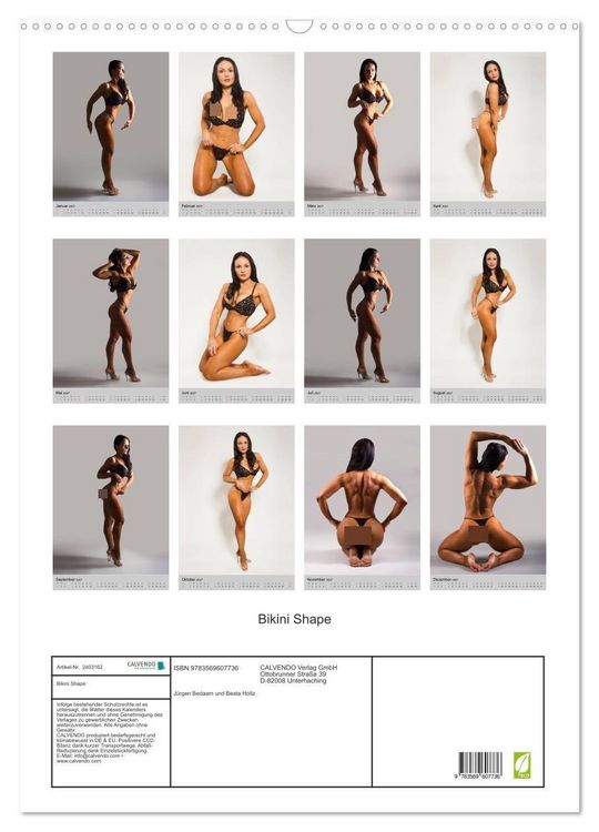 Produktbild: Bikini Shape (Wandkalender 2027 DIN A2 hoch), CALVENDO Monatskalender