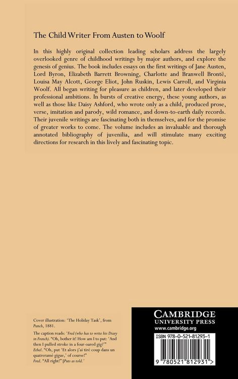 Produktbild: The Child Writer from Austen to Woolf