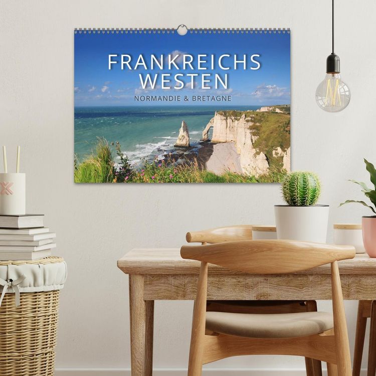 Produktbild: Frankreichs Westen &ndash; Normandie und Bretagne (Wandkalender 2026 DIN A3 quer), CALVENDO Monatskalender