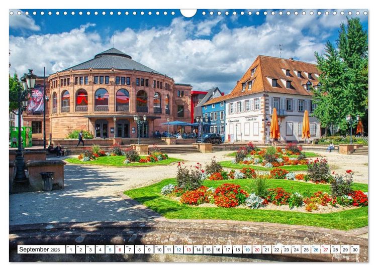 Produktbild: Haguenau - eine Perle im Nordelsass (Wandkalender 2026 DIN A3 quer), CALVENDO Monatskalender