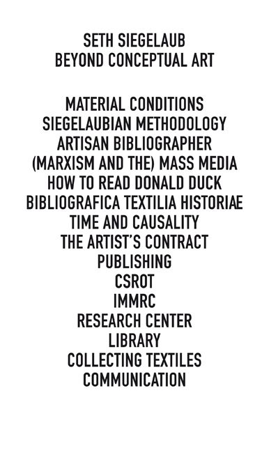 Produktbild: Seth Siegelaub. Beyond Conceptual Art