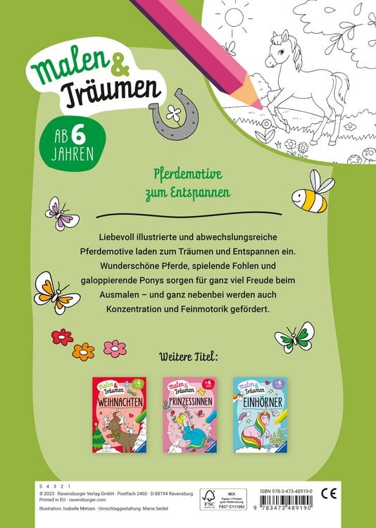 Produktbild: Pferde - malen & tr&auml;umen