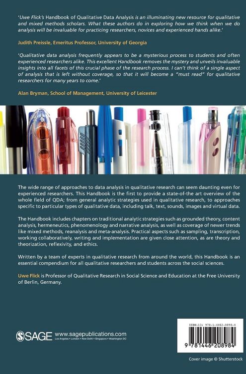 Produktbild: The SAGE Handbook of Qualitative Data Analysis