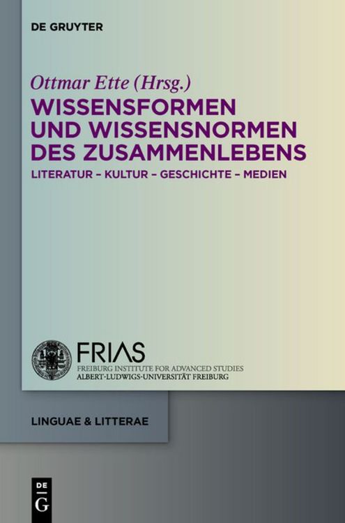 Produktbild: Wissensformen und Wissensnormen des ZusammenLebens
