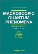 Produktbild: Macroscopic Quantum Phenomena - Proceedings of the Workshop