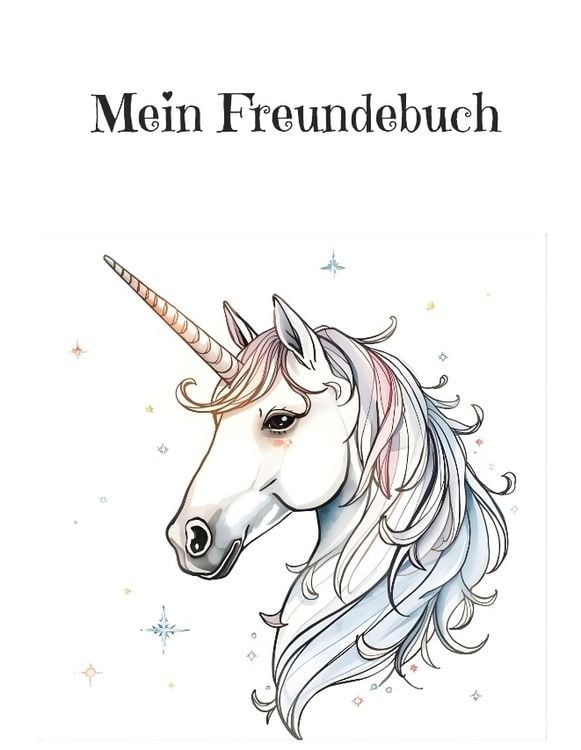 Produktbild: Mein Freundebuch f&uuml;r Fantasie und Einhorn Freunde