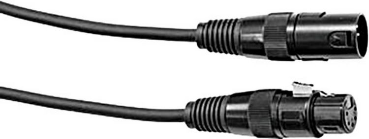 Produktbild: Eurolite 5 - Pol DMX Verbindungskabel [1x XLR-Stecker 5 polig - 1x XLR-Buchse 5 polig] 3.00m