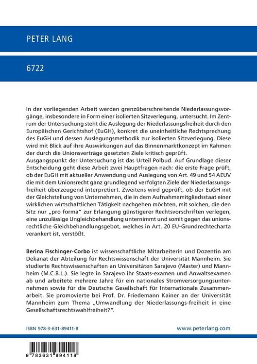 Produktbild: Umwandlung der Niederlassungsfreiheit in eine Gesellschaftsrechtswahlfreiheit?