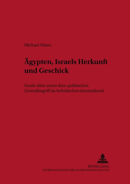 Produktbild: &Auml;gypten &ndash; Israels Herkunft und Geschick