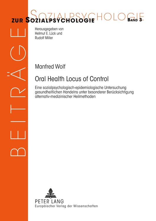 Produktbild: Oral Health Locus of Control
