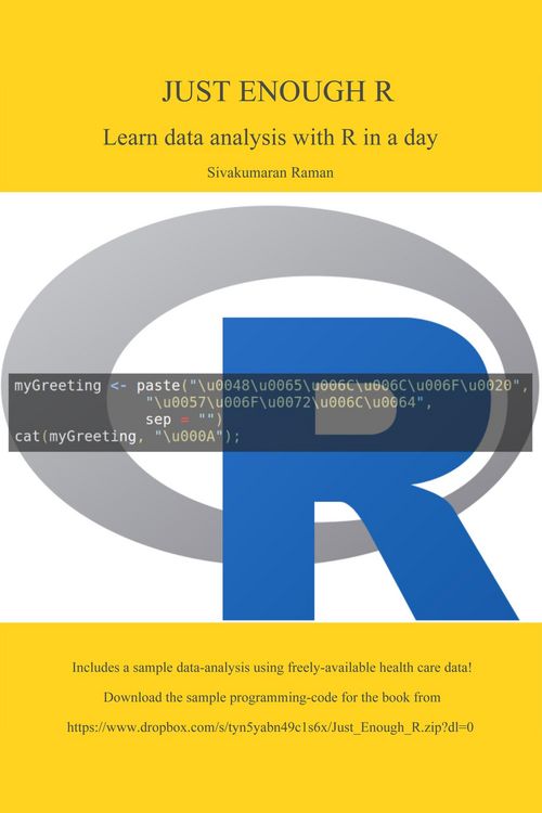 Produktbild: Just Enough R: Learn Data Analysis with R in a Day