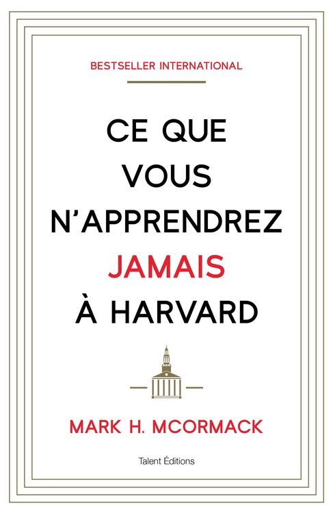 Produktbild: Ce que vous n'apprendrez jamais &agrave; Harvard