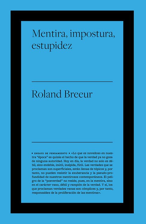 Produktbild: Mentira, impostura y estupidez