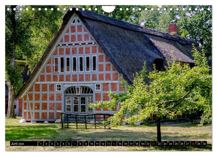 Produktbild: Worpswede - K&uuml;nstlerdorf unter weitem Himmel (Wandkalender 2026 DIN A4 quer), CALVENDO Monatskalender