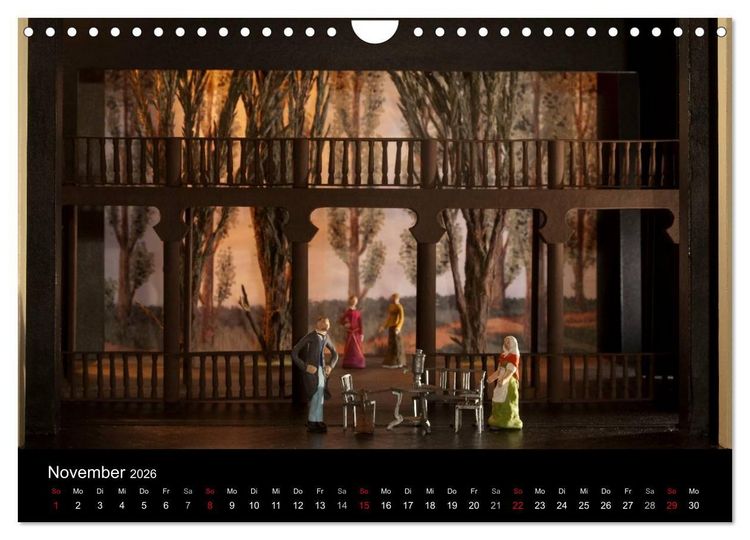 Produktbild: B&uuml;hnenbildmodelle (Wandkalender 2026 DIN A4 quer), CALVENDO Monatskalender