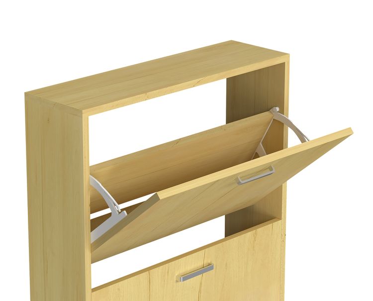 Produktbild: Holz Schuhregal Schuhschrank Schuhkipper Sulos XL