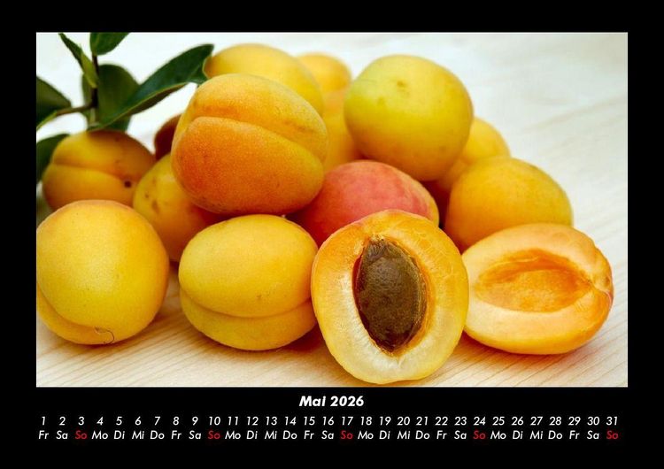 Produktbild: Obstkalender 2026 Fotokalender DIN A3