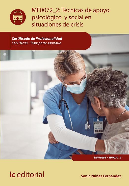 Produktbild: T&eacute;cnicas de apoyo psicol&oacute;gico y social en situaciones de crisis. SANT0208