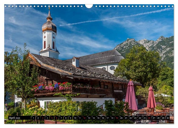 Produktbild: Traumlandschaft Werdenfelser Land - Teil I (Wandkalender 2026 DIN A3 quer), CALVENDO Monatskalender