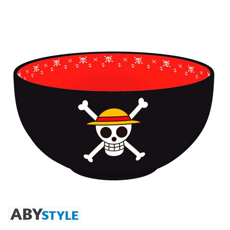 Produktbild: ONE PIECE - Bowl - 600ml - "Skulls" cardboard box