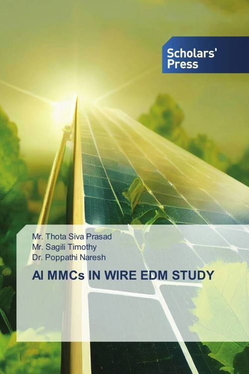 Produktbild: Al MMCs IN WIRE EDM STUDY