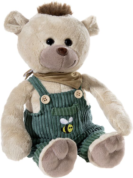 Heunec 276079 - Peluche Gatto, Grigio con Bianco