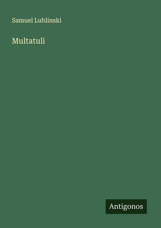 Produktbild: Multatuli